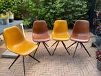 Te koop: 4 draaibare eetkamerstoelen, Ophalen of Verzenden, Gebruikt, Bruin, Vier