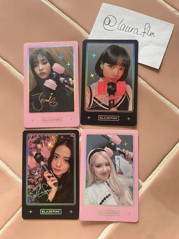 Blackpink lightstick photocards