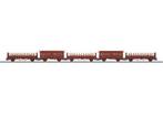 Marklin H0 47733 5 delige goederenwagonset van de SJ(Zweden), Hobby en Vrije tijd, Modeltreinen | H0, Wisselstroom, Ophalen of Verzenden