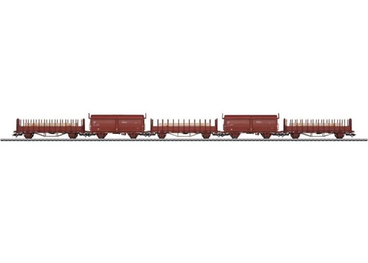 Marklin H0 47733 5 delige goederenwagonset van de SJ(Zweden), Hobby en Vrije tijd, Modeltreinen | H0, Nieuw, Wagon, Wisselstroom