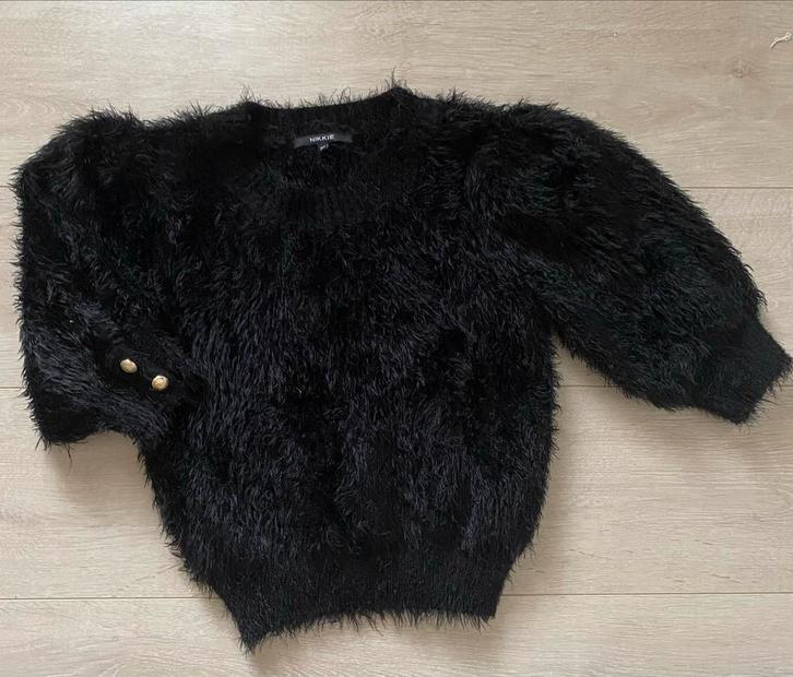Zwarte Nikkie Trui - Maat xs, Kleding | Dames, Truien en Vesten, Zo goed als nieuw, Maat 34 (XS) of kleiner, Zwart, Ophalen of Verzenden