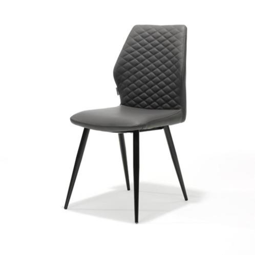 Eetkamerstoel Razz crest antraciet | Webshop, Huis en Inrichting, Stoelen, Nieuw, Metaal, Overige kleuren, Ophalen of Verzenden