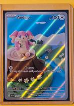 Audino Illustration Rare Black Bolt 151/086 Pokémon kaart, Ophalen of Verzenden, Zo goed als nieuw, Losse kaart