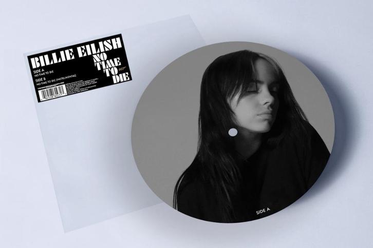 Vinyl Single Billie Eilish No Time To Die PICTURE DISC NIEUW, Cd's en Dvd's, Vinyl Singles, Nieuw in verpakking, Single, Pop, 7 inch