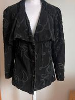 Zwart ART jasje met bijzondere details, maat 38/40, Maat 38/40 (M), Zwart, Ophalen of Verzenden, Zo goed als nieuw