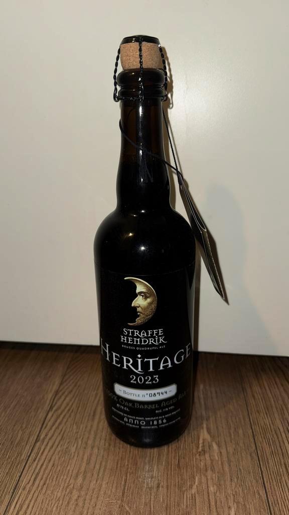 Straffe Hendrik Heritage 2023 fles (excl. glas), Verzamelen, Biermerken, Nieuw, Flesje(s), Overige merken, Ophalen of Verzenden