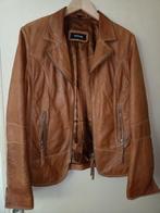 Patago cognac lederen jasje, maat 40., Kleding | Dames, Jassen | Zomer, Ophalen of Verzenden, Zo goed als nieuw, Maat 38/40 (M)