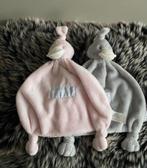 Bambam knuffeldoekje eend roze / grijs, Verzenden, Zo goed als nieuw, Eend