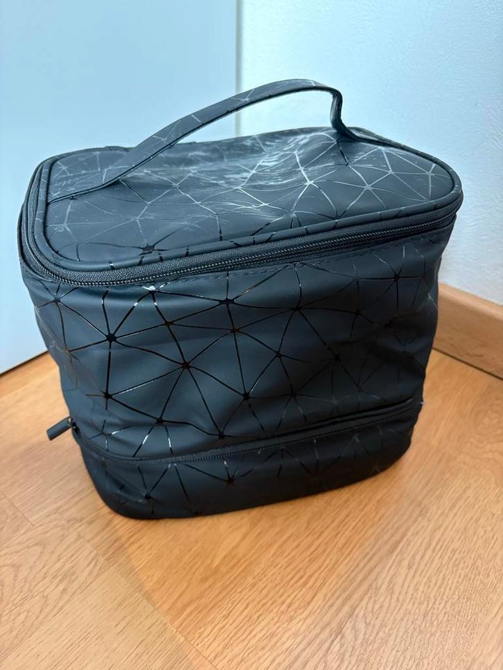 2x Gellak Tas - Ideaal voor Nagelproducten!, Sieraden, Tassen en Uiterlijk, Beautycases, Zo goed als nieuw, Softcase, Zwart, Ophalen of Verzenden