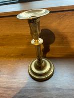 Antieke Engelse kaarsen kandelaar, Ophalen of Verzenden, Koper of Brons