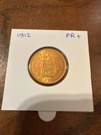 1912 Gouden 10 Gulden Wilhelmina, Koningin Wilhelmina, Losse munt, 10 gulden, Goud