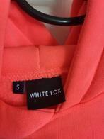 White Fox Hoodie - Neon Oranje - Maat S, Kleding | Dames, Truien en Vesten, Oranje, Ophalen of Verzenden, Zo goed als nieuw, Maat 36 (S)