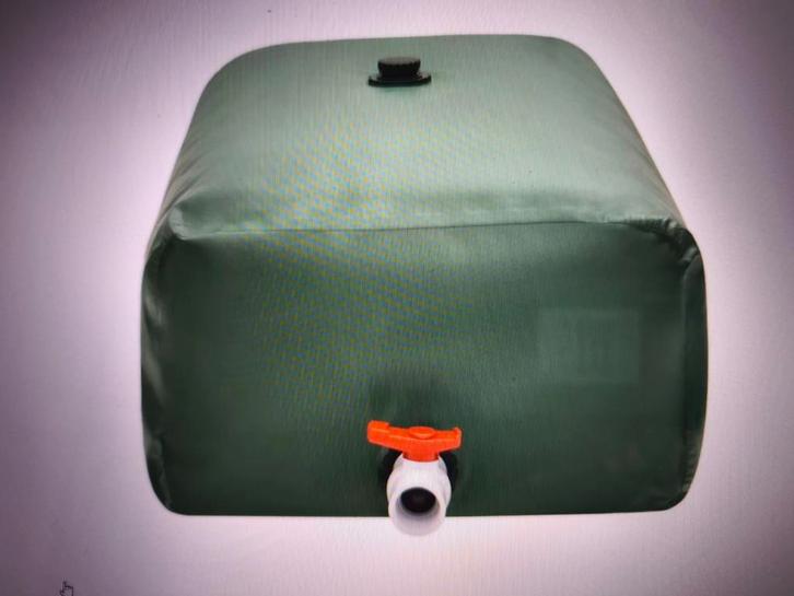 Watertank met kraan opvouwbaar 500 L PVC €49,-, Tuin en Terras, Regentonnen, Nieuw, Kunststof, 150 liter of meer, Met kraantje