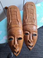 Houten maskers, handwerk, Ophalen of Verzenden