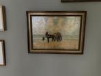 Prachtig strandgezicht - J.F. Paanakker?, Antiek en Kunst, Kunst | Schilderijen | Klassiek, Ophalen of Verzenden