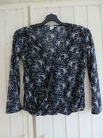 Zwart vintage bloemenprint bloemen blouse top XS 34 Zara H&M, Nieuw, Maat 34 (XS) of kleiner, H&M, Ophalen of Verzenden