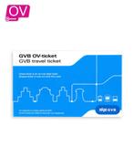 GVB Dagkaart, Tickets en Kaartjes, Trein, Bus en Vliegtuig, Eén persoon, Bus, Metro of Tram, Nederland, Algemeen kaartje