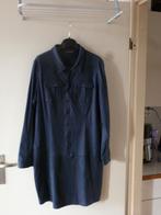 feestdagen SPIJKERBLAUW geisha imitatie leer 44 -GRATIS zend, Kleding | Dames, Jurken, Maat 42/44 (L), Nieuw, Knielengte, Verzenden