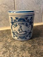 Delfts Blauw Stroopwafel Pot, Ophalen of Verzenden, Gebruikt