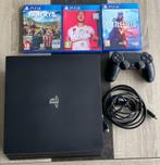 PlayStation 4 Pro (CUH-7216B) incl. drie spellen, Ophalen, Met games, Zo goed als nieuw, 1 TB