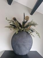 Light and Living Skeld Vaas 50cm, Huis en Inrichting, Ophalen, Kunststof, 50 tot 75 cm, Zwart