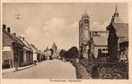 Halsteren, Dorpsstraat met Kerk. 3683, Verzamelen, Verzenden, 1920 tot 1940, Gelopen, Noord-Brabant