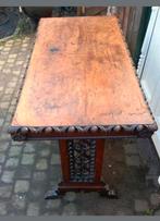 Antieke Sidetable met Wortelnoten Blad, Ophalen