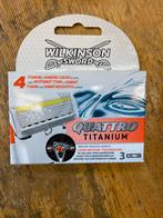 Wilkinson Quattro Titanium Scheermesjes - 4 Stuks, Ophalen of Verzenden, Nieuw, Gehele gezicht, Verzorging