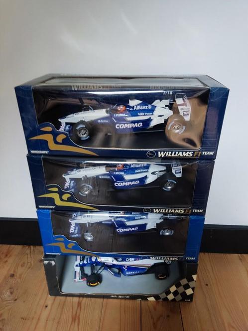 Minichamps 1:18 Williams en McLaren Formule 1 Schaalmodellen, Hobby en Vrije tijd, Modelauto's | 1:43, Nieuw, Auto, MiniChamps