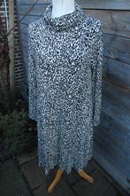 Jurk beige/ zwart Sani Blu mt 38 Vaste prijs, Maat 38/40 (M), Zwart, Ophalen of Verzenden, Zo goed als nieuw