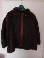 Te koop vintage bontmantel (bever), Maat 38/40 (M), Bruin, Ophalen of Verzenden, Zo goed als nieuw
