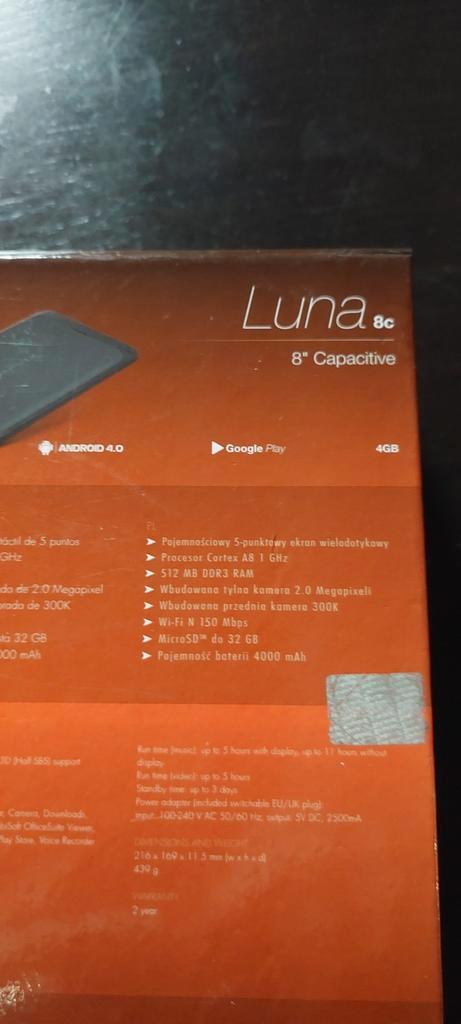 Tablet YARVIK LUNA 8, Computers en Software, Android Tablets, Zo goed als nieuw, Ophalen of Verzenden