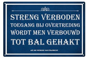 metalen wand tekst decoratie bordjes Nieuw Mancave cafe  beschikbaar voor biedingen