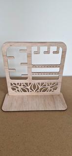 Mooi houten sieradenrekje, Ophalen, Nieuw, Beige, Overige materialen