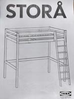 IKEA HOOGSLAPER, Huis en Inrichting, Slaapkamer | Stapelbedden en Hoogslapers, Gebruikt, 90 cm, Eenpersoons, Ophalen of Verzenden