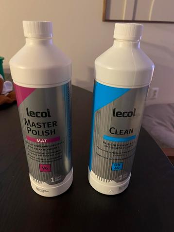 Lecol masterpolish mat & Lecol Clean beschikbaar voor biedingen