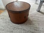 Houten Hoedendoos - Antiek/Vintage Decoratie, Ophalen, Gebruikt