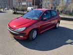 Peugeot 206 1.6-16V Gentry Premium! AUTOMAAT! 4X elek ramen!, Gebruikt, 4 cilinders, 1039 kg, Leder en Stof