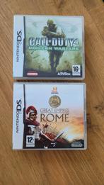 Nintendo DS Spellen - Call of Duty & Great Empires Rome, Spelcomputers en Games, Games | Nintendo DS, Gebruikt, Shooter, 1 speler