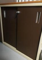 Schuifdeur kastje, Huis en Inrichting, Kasten | Roldeurkasten en Archiefkasten, Ophalen, Gebruikt, 50 tot 100 cm, Minder dan 100 cm