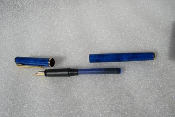 Waterman Marmolada,  gemarmerd blauwe, vergulde nip. beschikbaar voor biedingen