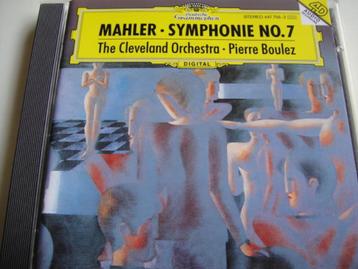 MAHLER Symphonie no. 7 CD BOULEZ DG beschikbaar voor biedingen