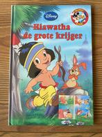 Disney boek Hiawatha de grote krijger met luister cd, Boeken, Kinderboeken | Jeugd | onder 10 jaar, Ophalen of Verzenden, Gelezen