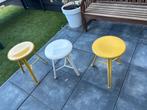 Drie vintage Bozo industrieel krukjes krukken kruk, Ophalen, Gebruikt, ., Bozo