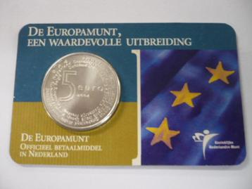 coincard herdenking 2004 europamunt 5 euro zilver cat. waard beschikbaar voor biedingen