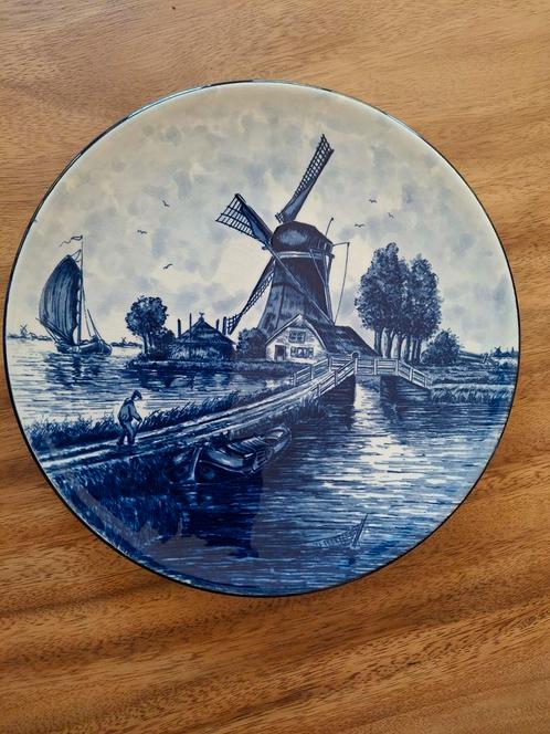 Delft blauw bord, Antiek en Kunst, Antiek | Wandborden en Tegels, Ophalen of Verzenden