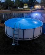 Mooi groot zwembad 4 maanden gebruikt!, Rond, 300 cm of meer, Zo goed als nieuw, 400 cm of meer