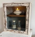 Oud houten hangkastje, Antiek en Kunst, Curiosa en Brocante, Ophalen of Verzenden