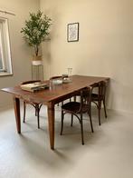 Byzondere Teak tafel 95x212, Huis en Inrichting, Tafels | Eettafels, Koloniaal, Teakhout, 200 cm of meer, Ophalen of Verzenden