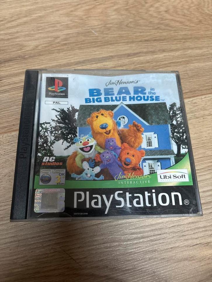 Bear in the Big Blue House - PlayStation, Spelcomputers en Games, Games | Sony PlayStation 1, Zo goed als nieuw, Puzzel en Educatief
